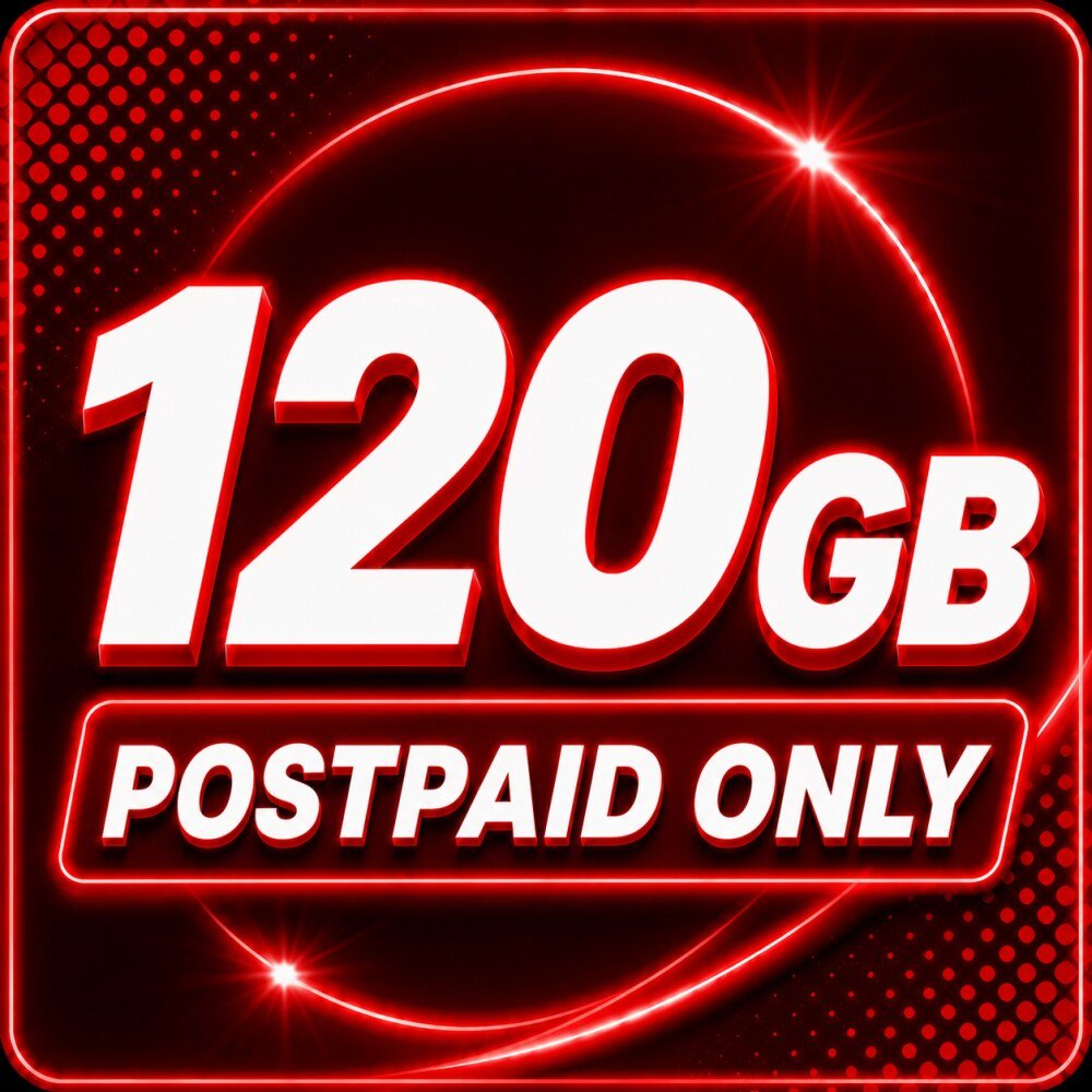 Mobile Internet 120 GB (Postpaid Only)